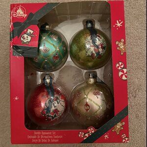Disney Ornament Set - Holiday Cheer - Mickey & Minnie Bauble
